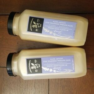Pair BBW lavender and vanilla bubble bath, 15 oz each